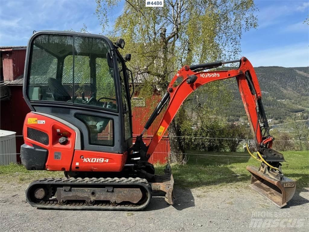 Kubota KX019 Vikšriniai ekskavatoriai
