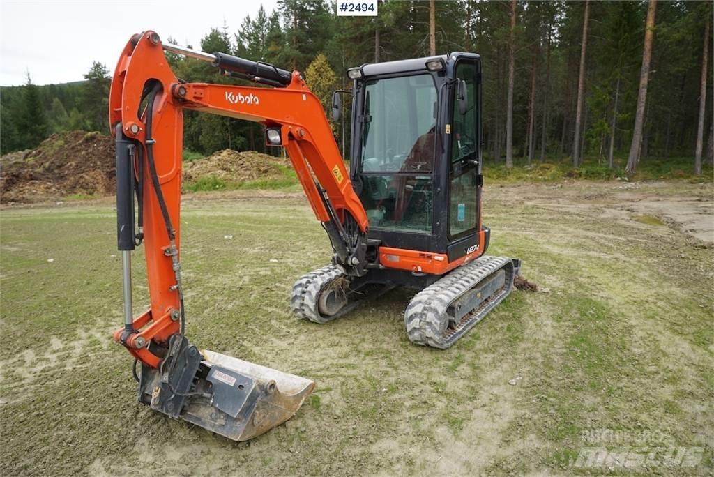 Kubota U27-4 Vikšriniai ekskavatoriai