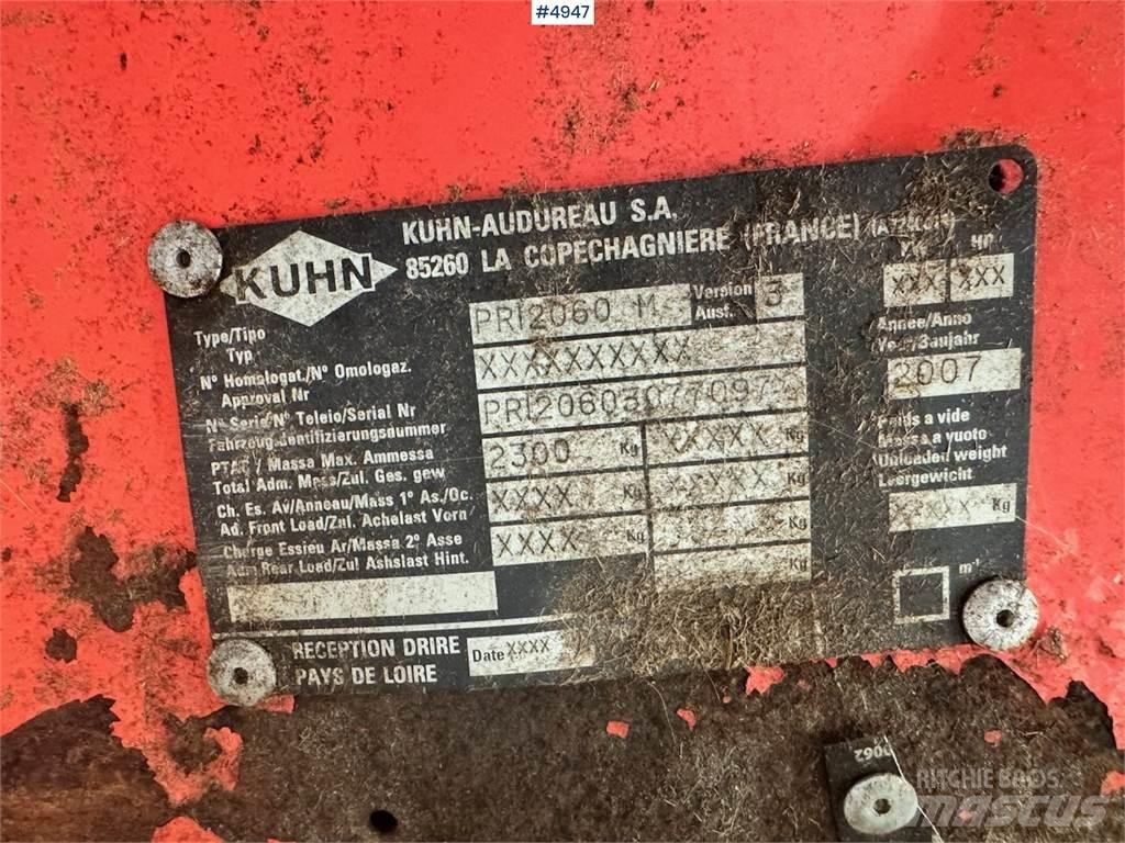 Kuhn PRI2060 Kiti derliaus nuėmimo įrengimai