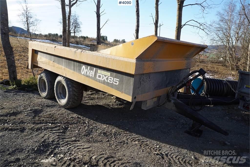 Orkel DX85 Grūdų vežimėliai