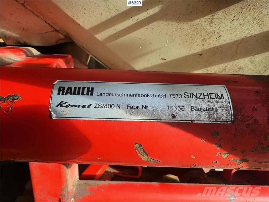 Rauch ZS800 Sėjimo technika