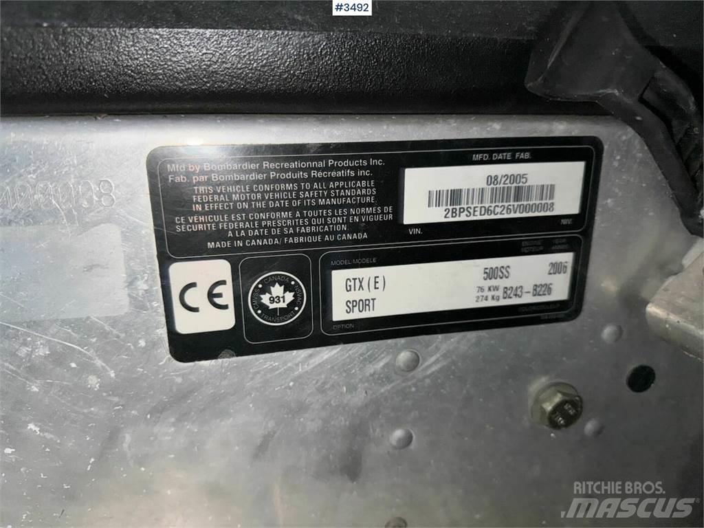 Ski-doo GTX Visureigiai
