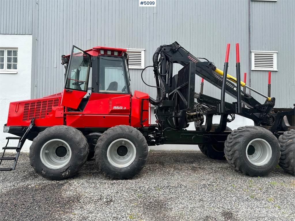 Valmet 860 lll Medienos transportavimo mašinų kranai