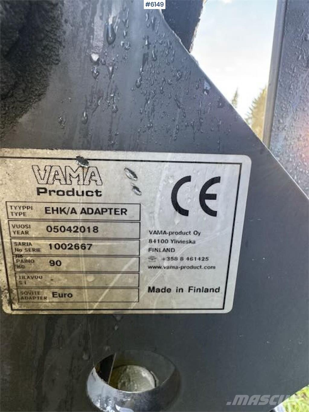 Vama Frontkost Prikabinami purkštuvai