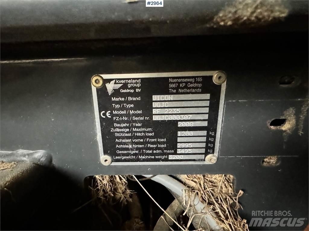 Vicon RF2235 Kiti pašarų derliaus nuėmimo įrengimai