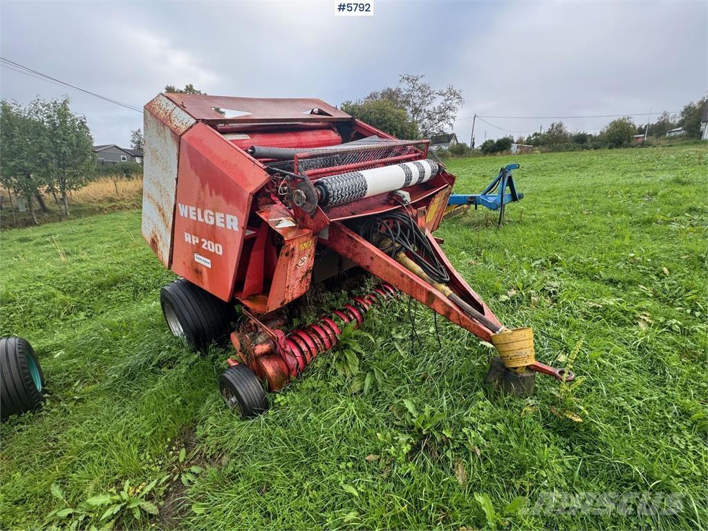 Welger RP 200 Kiti derliaus nuėmimo įrengimai