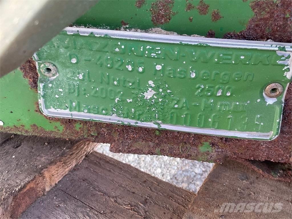 Amazone ZAM MAXI S Kita tręšimo technika