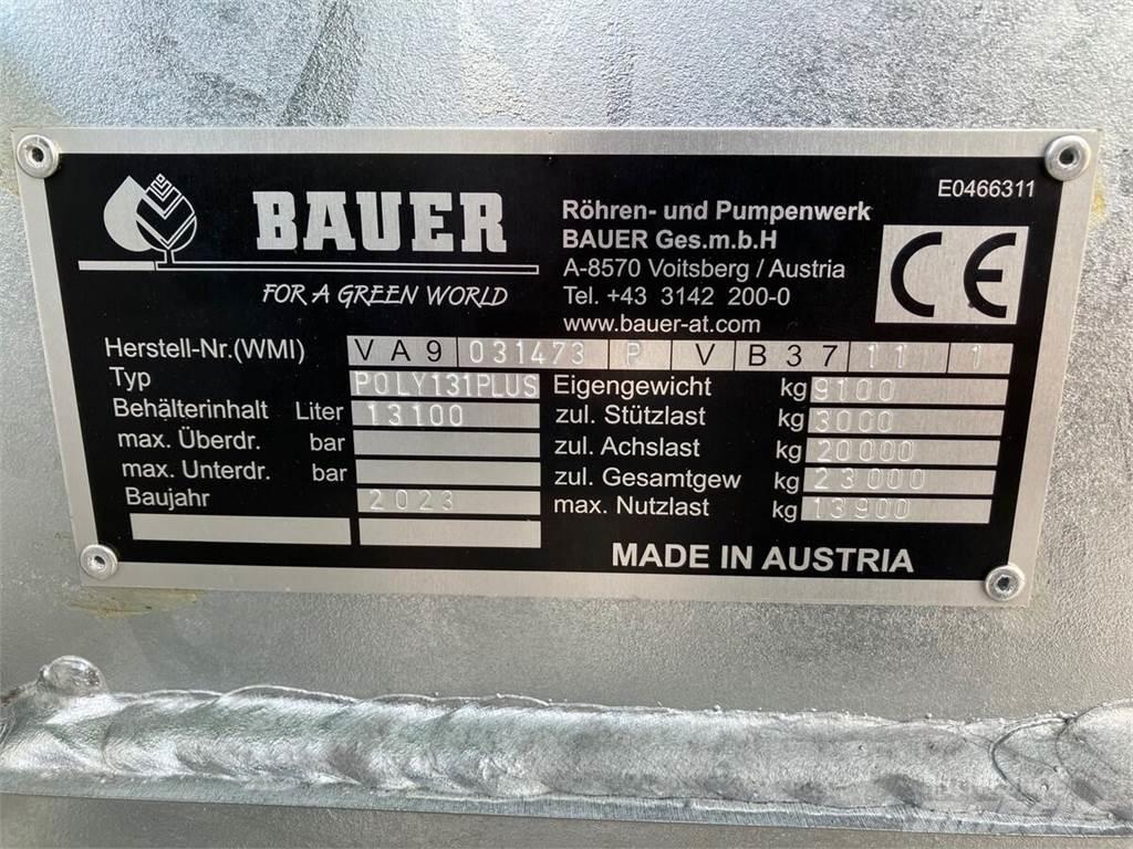 Bauer Poly 131 Srutų cisternos