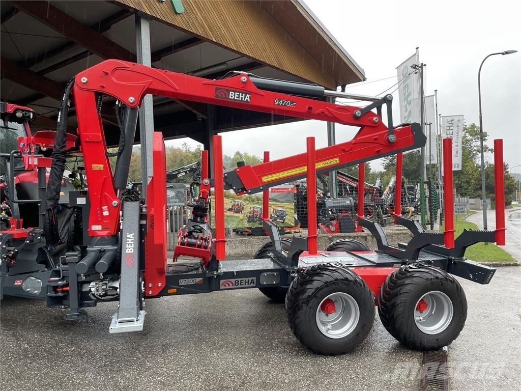 Beha V1200 + 9470 Miškovežių priekabos