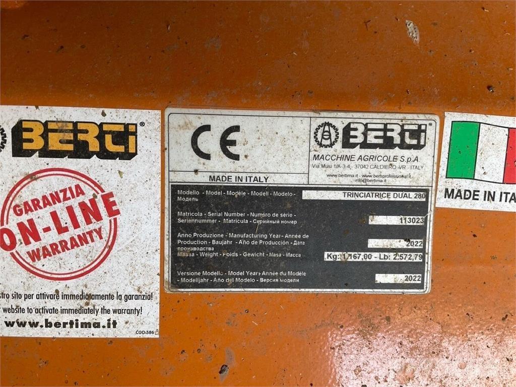 Berti Dual 280 Ganyklų šienapjovės / rėžtuvės