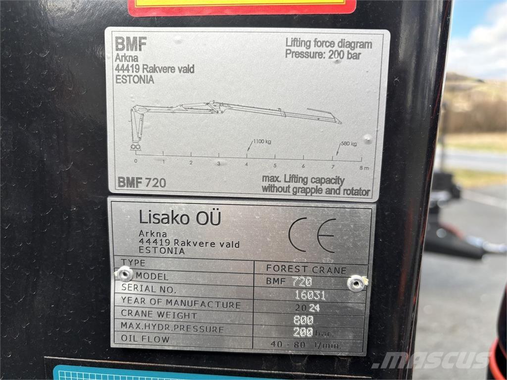 BMF 10T2+720 Miškovežių priekabos