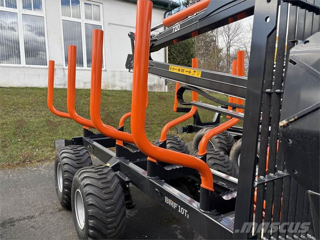 BMF 10T2+720 Miškovežių priekabos