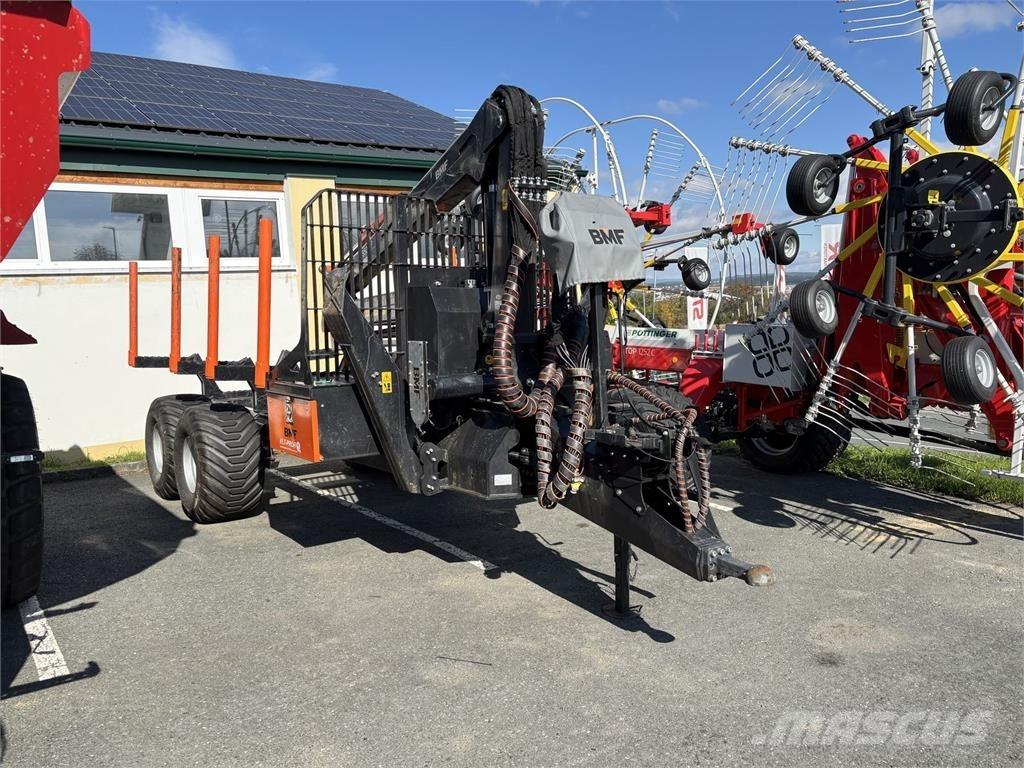 BMF 12T2 Pro+850HP Miškovežių priekabos