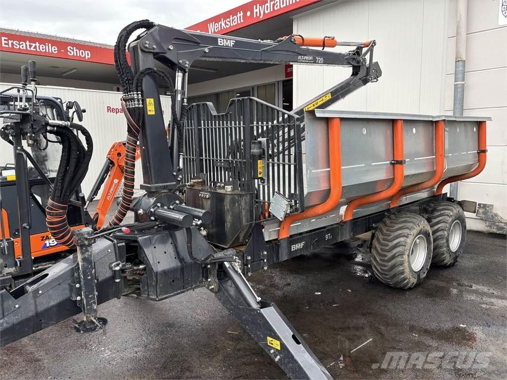 BMF 9T2+720 Miškovežių priekabos