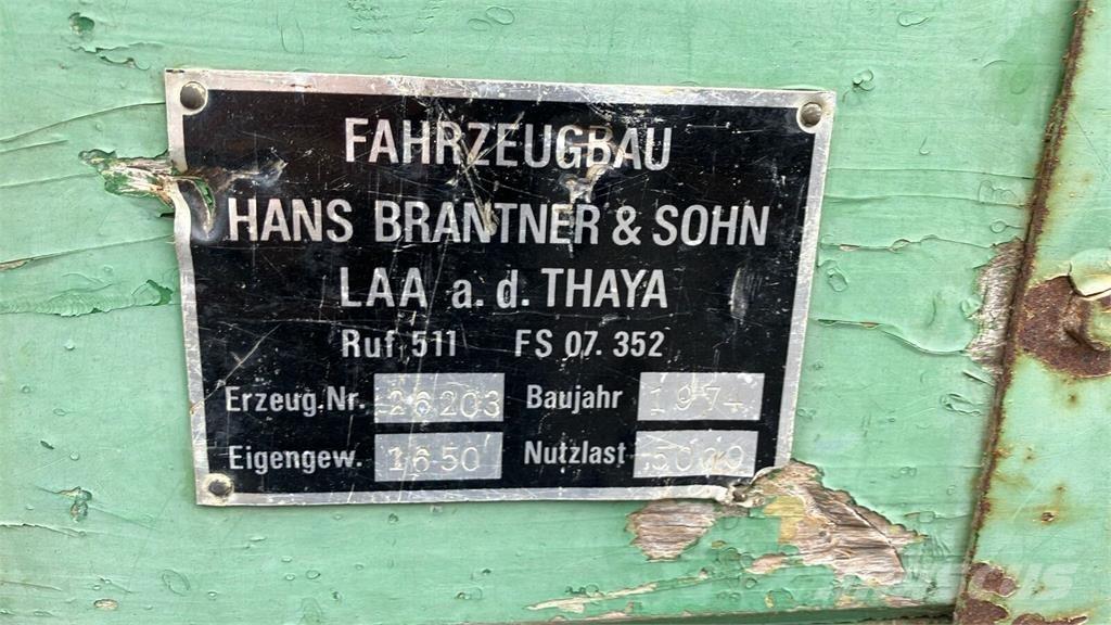Brantner 5 Tonnen Savivartės priekabos