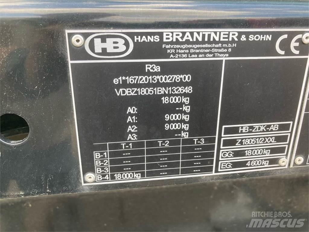 Brantner Z18051/2X Savivartės priekabos