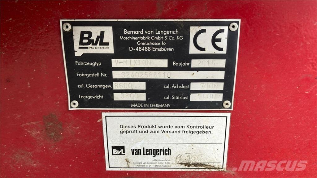 BvL V-MIX 10N Žemės ūkis - Kita