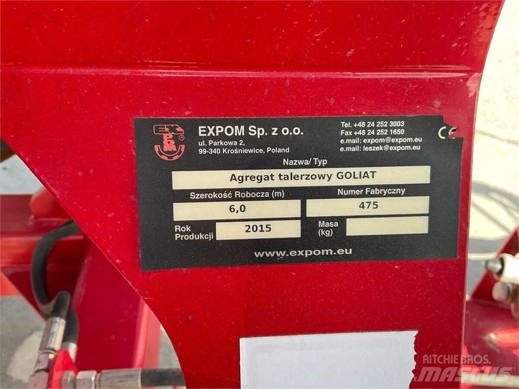 Expom Goliat 6m Diskinės akėčios