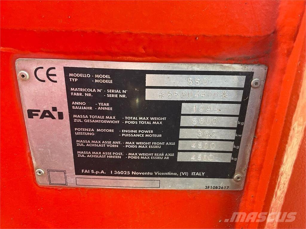 Fai 556 Frontaliniai krautuvai ir ekskavatoriai