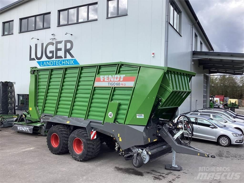 Fendt Tigo 60 PR Savikrovės priekabos