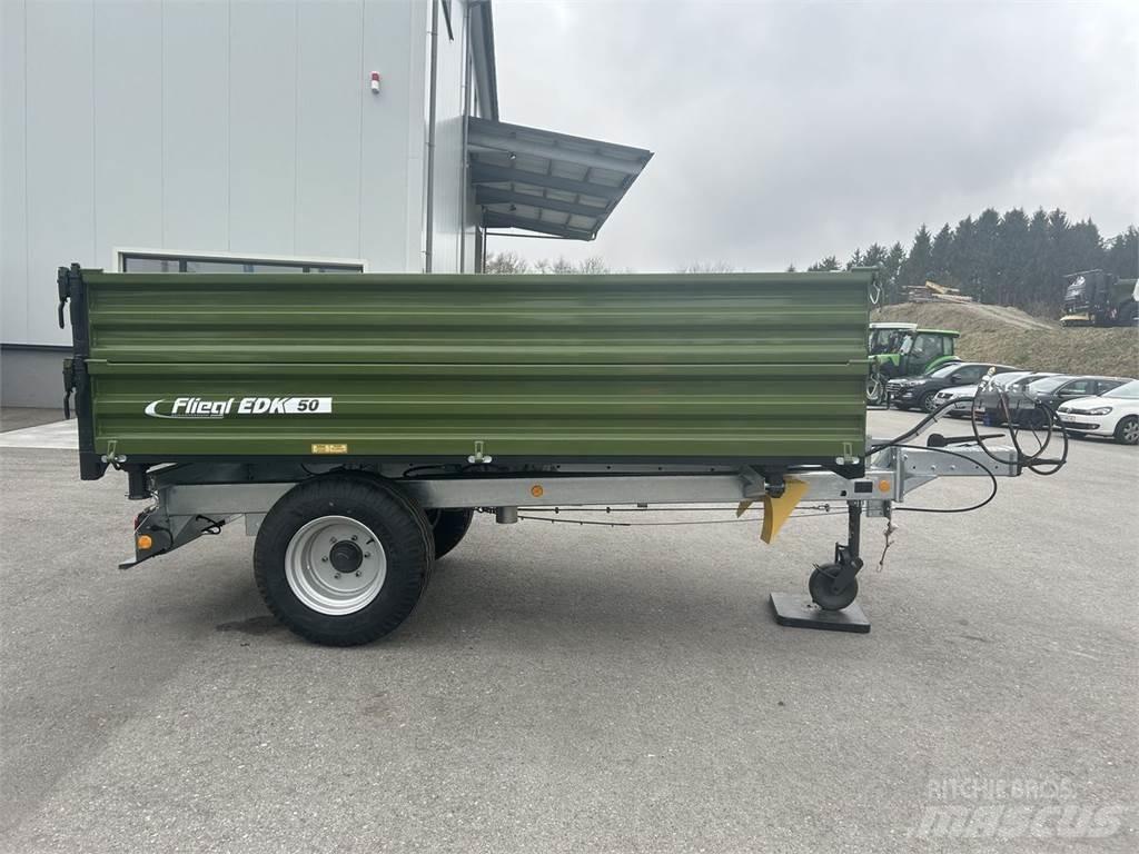 Fliegl EDK 50 FOX Savivartės priekabos