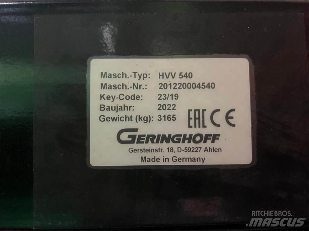 Geringhoff HVV 540 Derliaus nuėmimo kombainų priedai