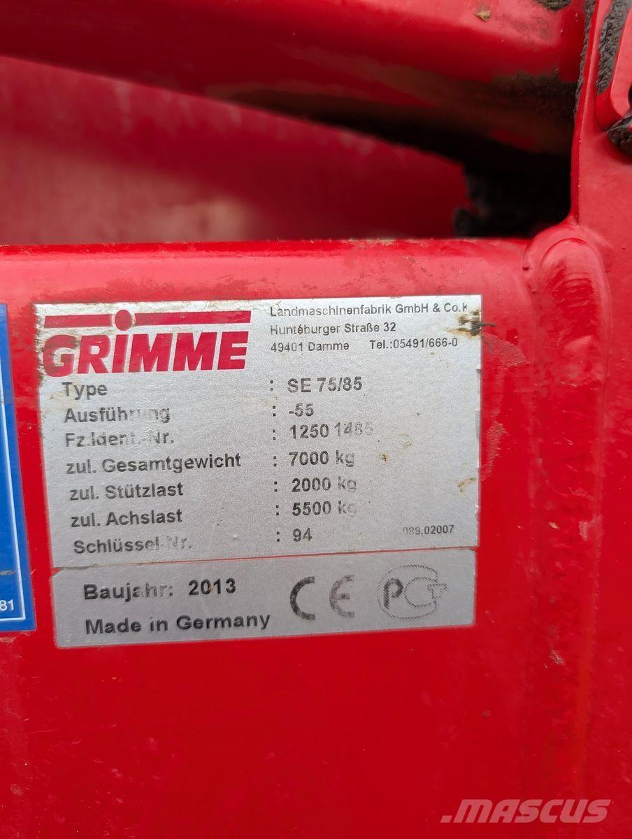 Grimme SE 75 - 55 Žemės ūkis - Kita