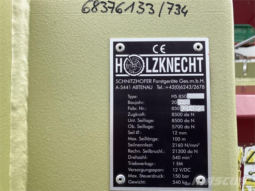  HOLZKNECHT HS 850 Gervės