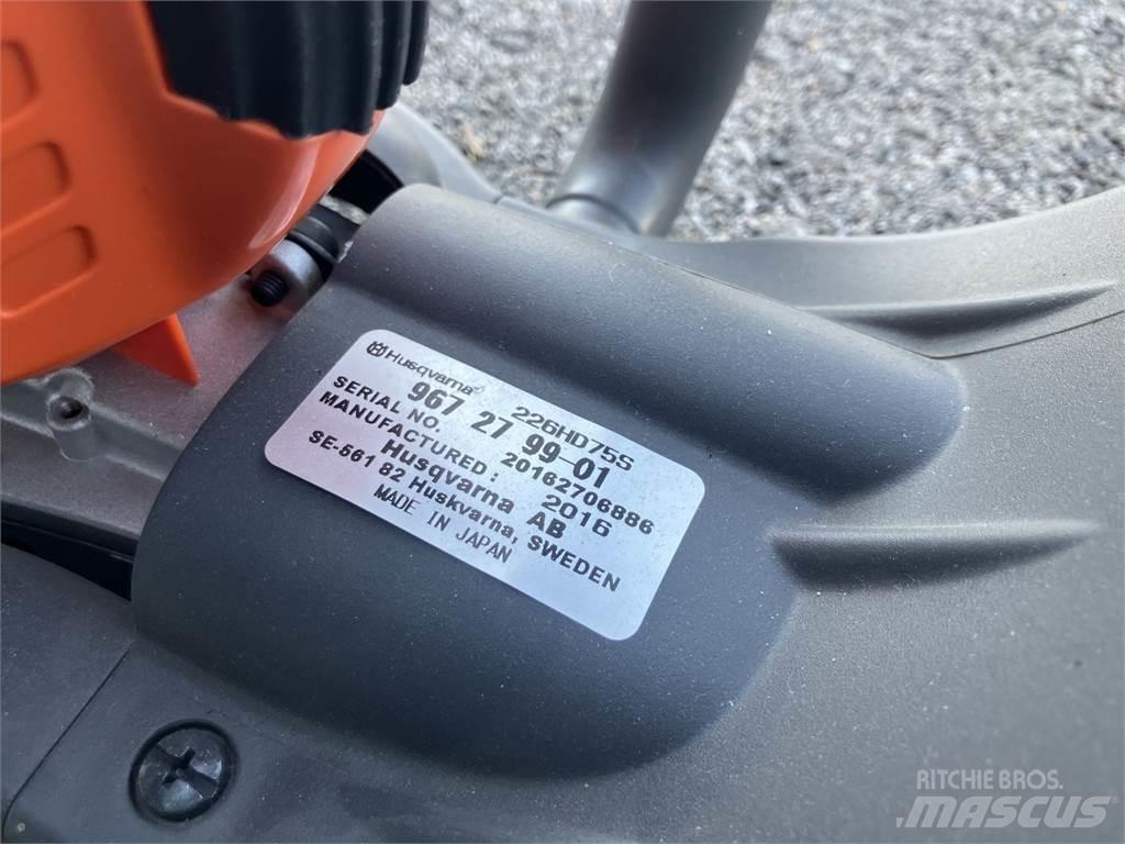 Husqvarna 226HD75S Aplinkos tvarkymas - Kita