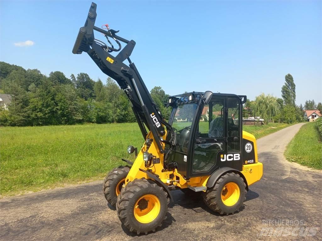JCB 403 Agri Frontaliniai krautuvai ir ekskavatoriai