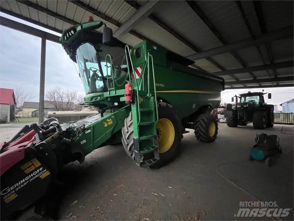 John Deere S670i Derliaus nuėmimo kombainai