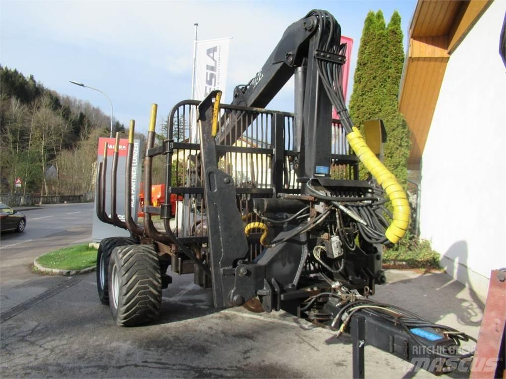 Kesla 12T + F 400 Miškovežių priekabos