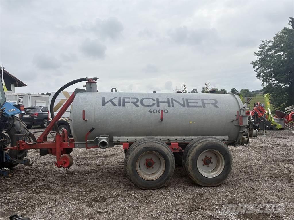 Kirchner 4000 L Srutų cisternos
