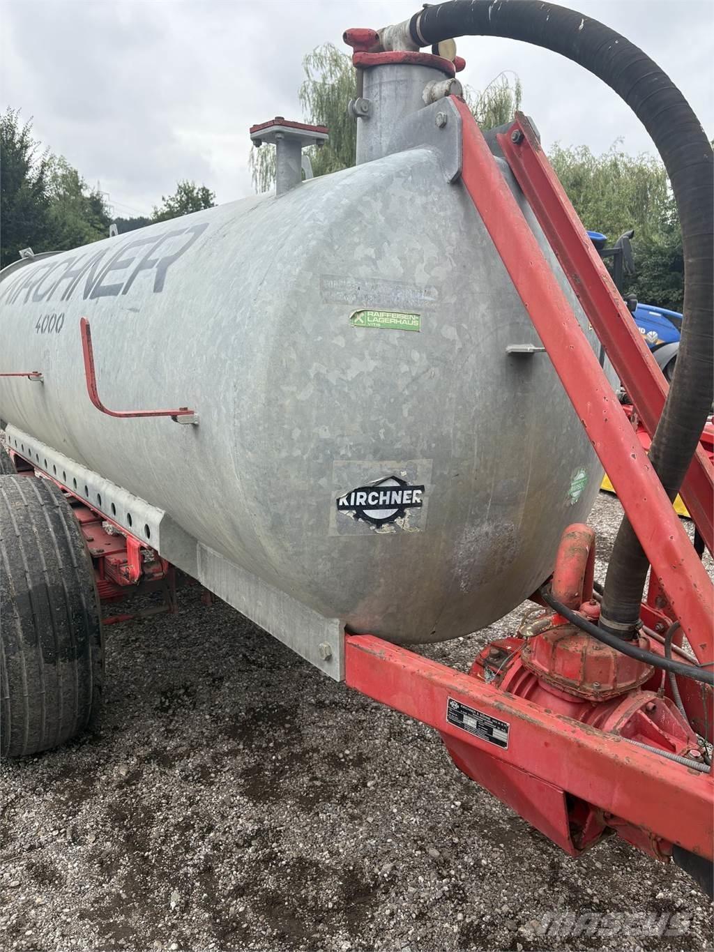 Kirchner 4000 L Srutų cisternos