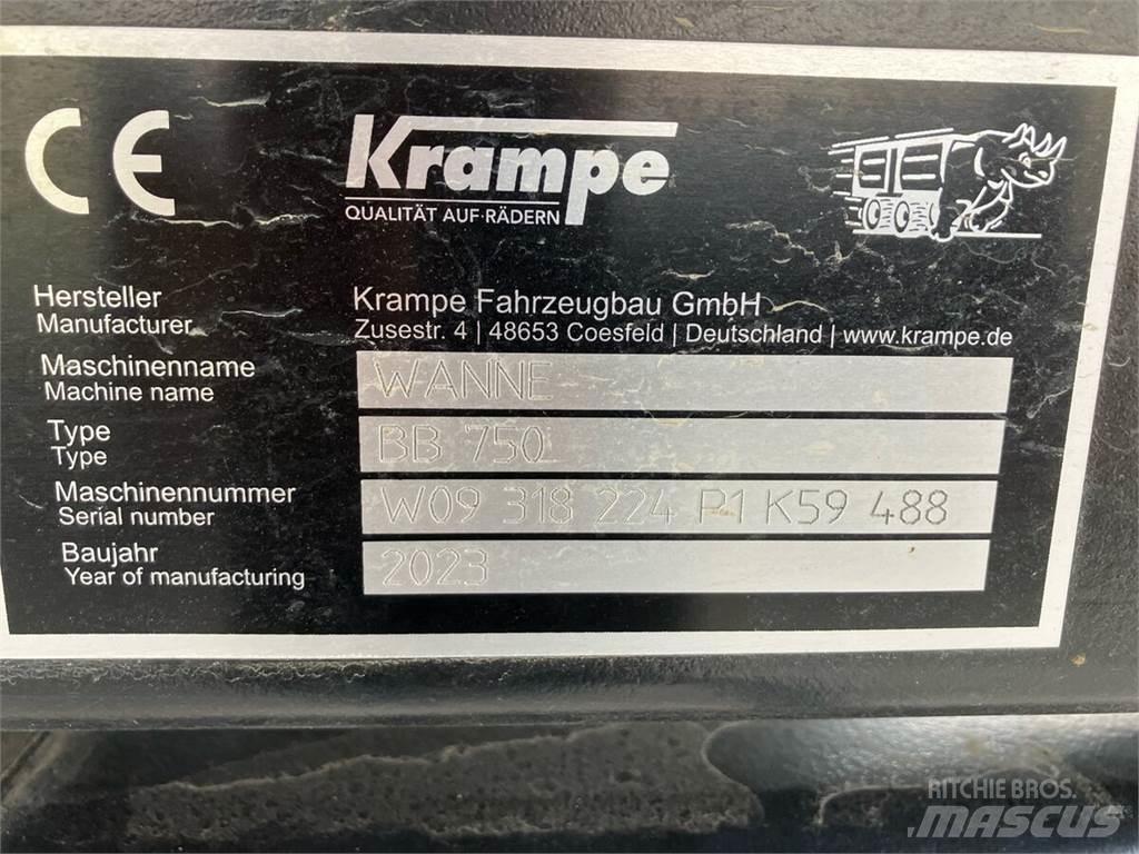 Krampe BigBody 750 Savivartės priekabos
