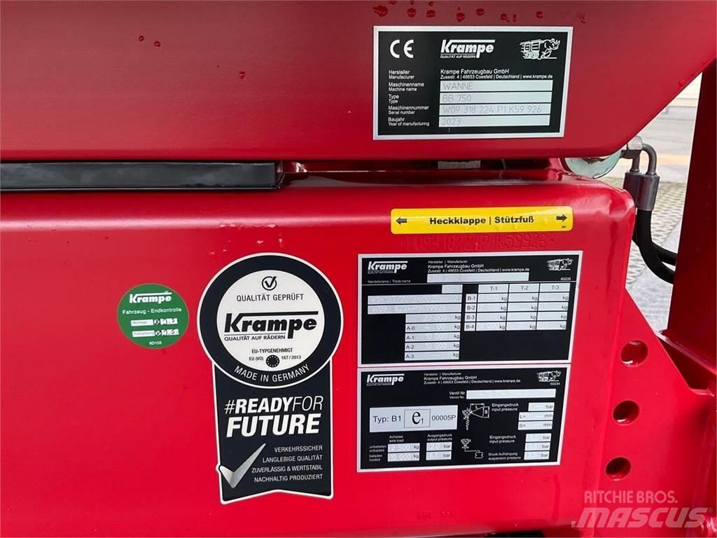 Krampe BigBody 750 Kitos priekabos
