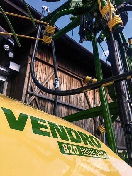 Krone 820 Vendro Šieno grėbliai ir vartytuvai