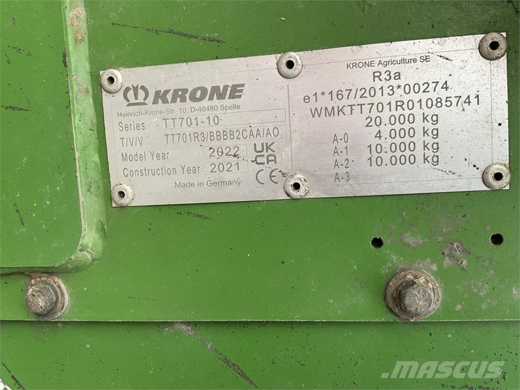 Krone TX 460 GL Savikrovės priekabos