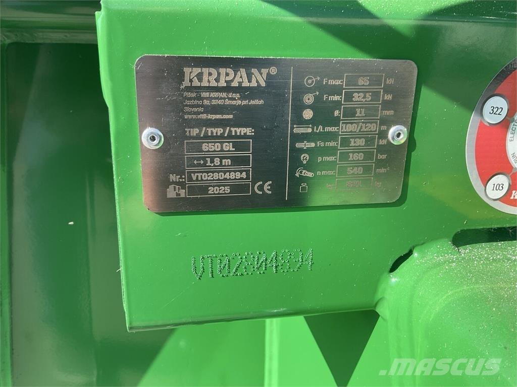 Krpan 650GL Gervės