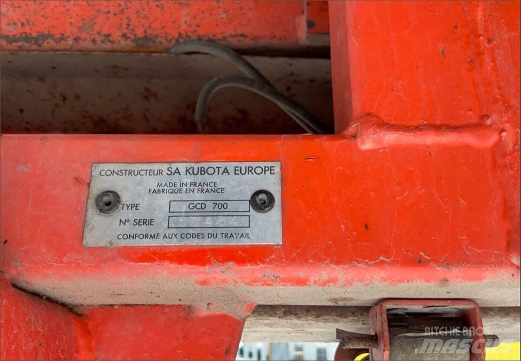 Kubota GCD 700 Aplinkos tvarkymas - Kita