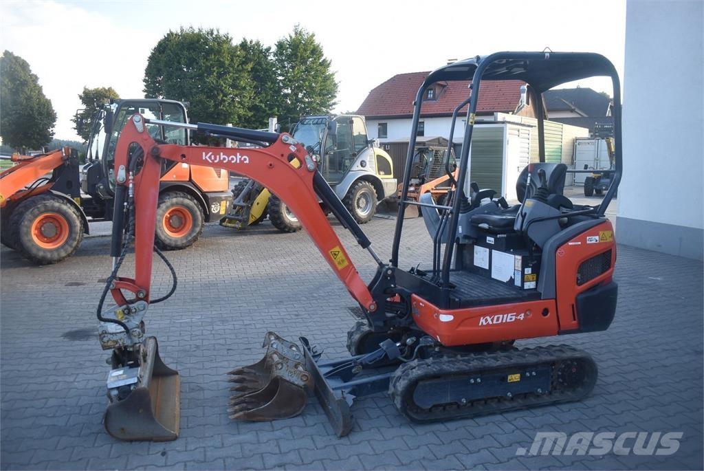 Kubota KX016-4 Mini ekskavatoriai < 7 t