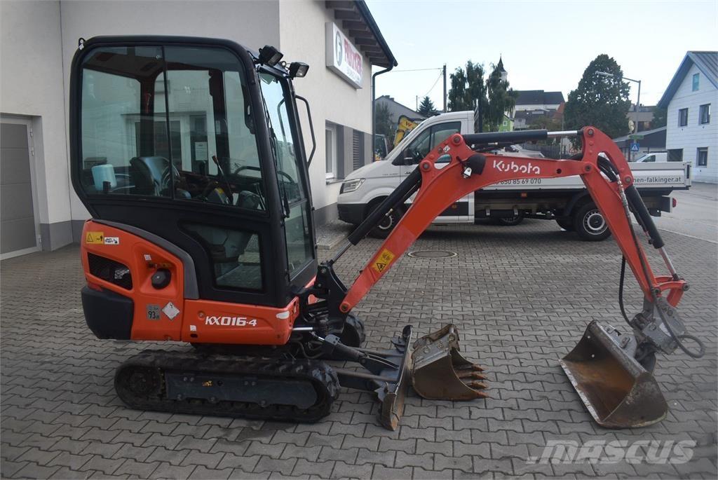 Kubota KX016-4 Mini ekskavatoriai < 7 t