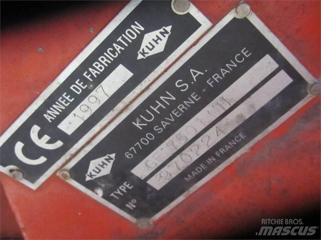 Kuhn GF 7501 MH Šieno grėbliai ir vartytuvai
