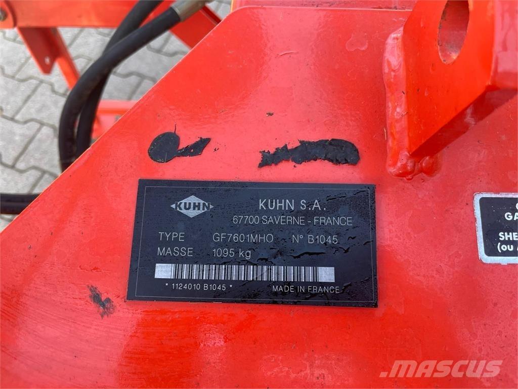 Kuhn GF 7601 MH Šieno grėbliai ir vartytuvai