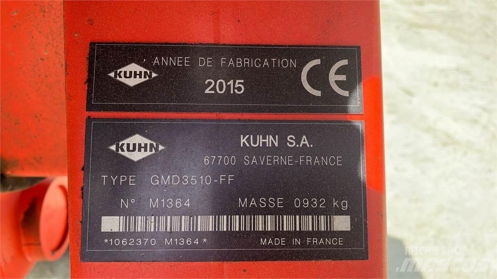 Kuhn GMD 3510 FF Šienapjovės