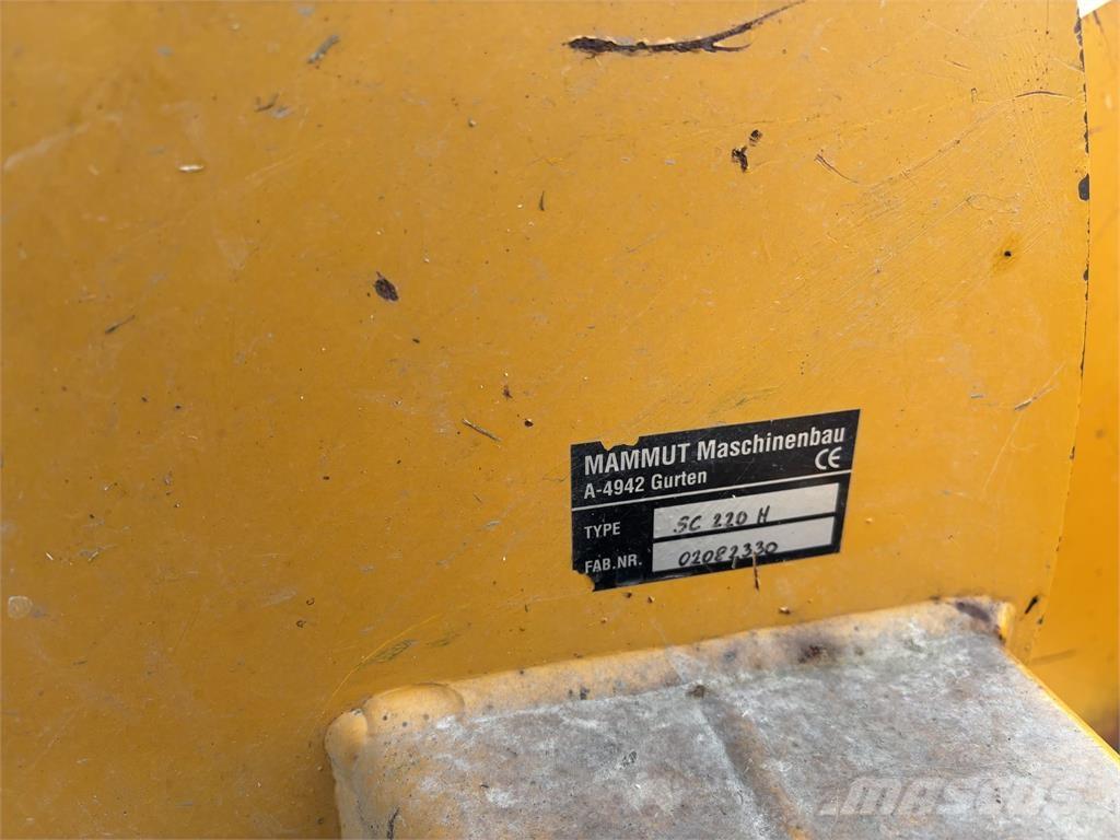 Mammut SC 220 H Žemės ūkis - Kita