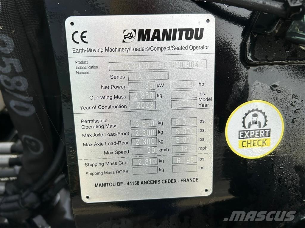 Manitou MLA 5-50 Frontaliniai krautuvai ir ekskavatoriai
