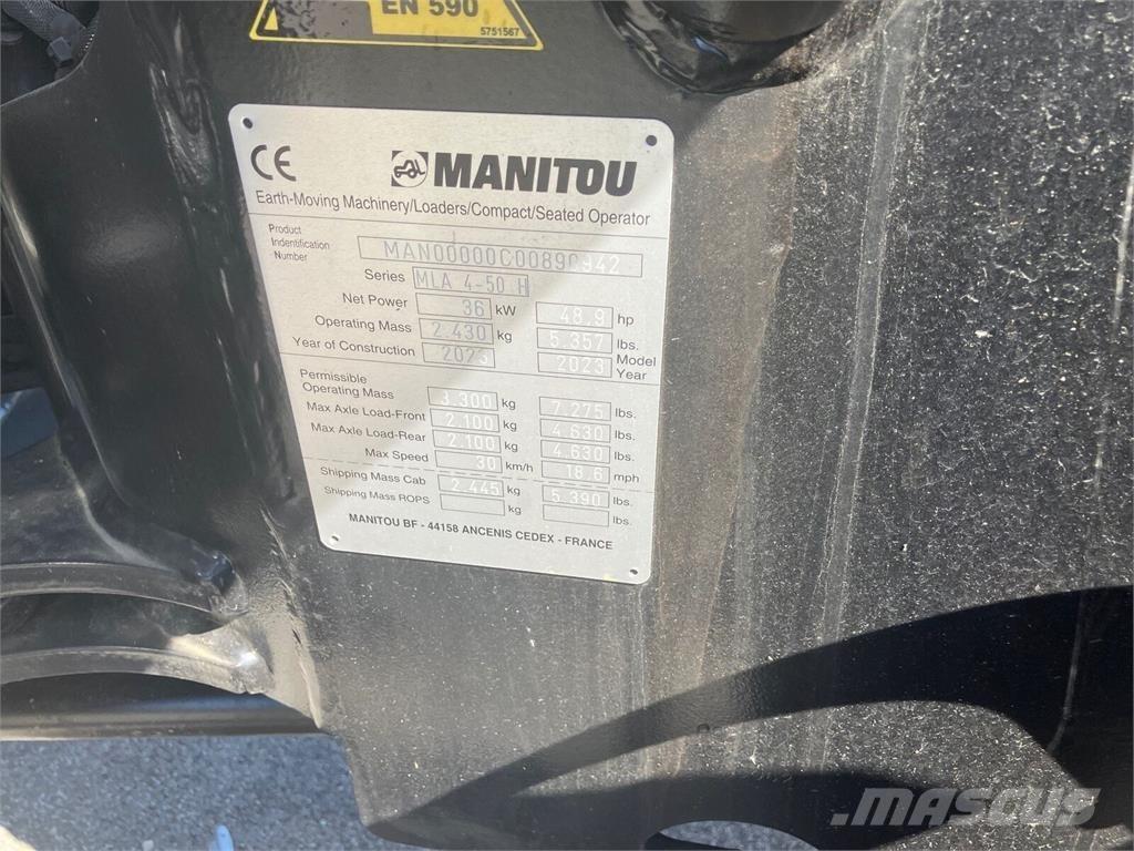 Manitou MLA4-50 Frontaliniai krautuvai ir ekskavatoriai