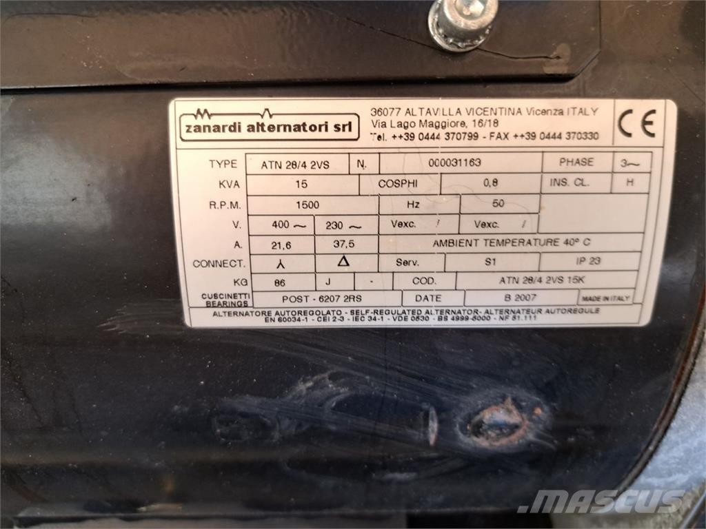 Mase 15 kVA Kiti galvijų priežiūros įrengimai