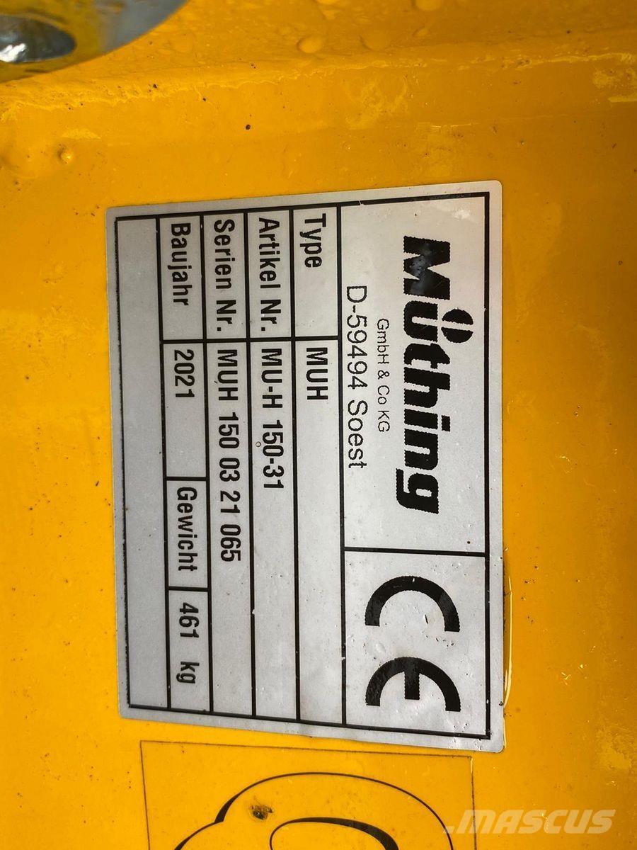 Müthing MU-H 150 Ganyklų šienapjovės / rėžtuvės